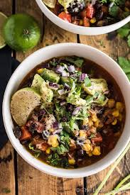 Black Bean And Corn Chili With Avocado Salsa The Endless Meal Recipe Vegetarian Healthy Recipes