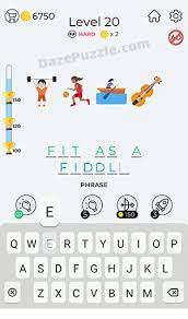If you are stuck at dingbats hard level 20 then you can find the answer on this page. Dingbats Emoji Puzzles Level 20 Answer Daze Puzzle