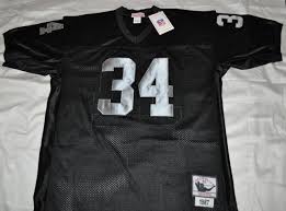 Black And White Throwback Jersey Authentic Oakland Raiders 34 Bo Jackson 1987 Black Throwback Jersey Sewn Nwt Oakland Raiders Bo Jackson Throwback