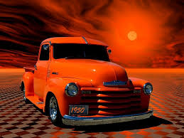 Image result for Dodge Truck Orange 1950 Fleet