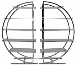 There are 290 2 shelves glass for sale on etsy, and they cost $112.68 on average. Casa Padrino Designer Shelf Cabinet Set Silver 230 X 42 X H 202 Cm 2 Semicircular Stainless Steel Bookcases With Glass Shelves Living Room Furniture Designer Furniture