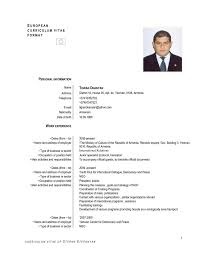 We provide you with traditional. Sample Of Cv European Format The Europass Cv