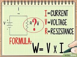 How To Calculate Wattage Formula And Tools Wikihow