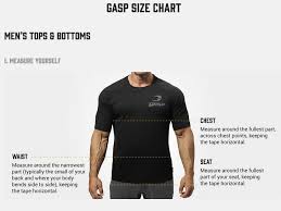 Size Chart For Men Women Gasp Better Bodies Way2buy