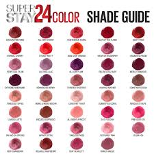 maybelline superstay24 color lip color