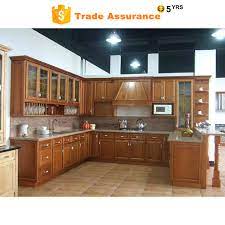 Get free shipping on qualified in stock kitchen cabinets or buy online pick up in store today in the kitchen department. China Professional Hot Sale Solid Wood Kitchen Cabinet Pretty Oak Wood Veneer Kitchen Cabinet With White Artificial Stone Buy Popular Kitchen Cabinet Solid Wood Kitchen Cabinet China Kitchen Cabinet Factory Product On Alibaba Com