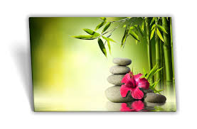 Auf einen holzrahmen gespanntes stück leinwand (1), auf das der kunstmaler seine farben aufträgt. Leinwand Bild Keilrahmen Bild Spa Wellness Orchidee Wasser Bambusrohr Grau Pink Grun Steine Poster Medianlux Shop