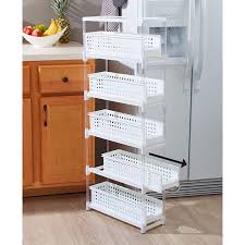 slim kitchen storage, storage drawers