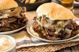 No better eatin' at the pit than a pulled pork sandwich, for sure. Steak Bomb Sandwich A Family Feast