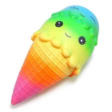 Jumbo Squishy Colorful Face Ice Cream Cone Slow Rising Soft Squishes Cream Scented Original Package Phone Strap Kid Gift Aliexpress Mobile Cute Squishies Silly Squishies Squishies Kawaii