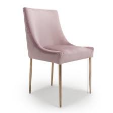 Shop with afterpay on eligible items. 23 Off Dalby Dining Chair In Brushed Velvet Pink Blush With Gold Legs Lovehomestyle