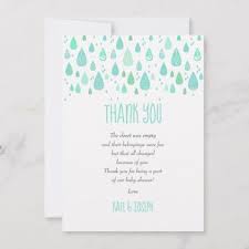 Cute Raindrops Baby Shower Thank You Poem Zazzle Com Raindrop Baby Shower Thank You Poems Baby Shower Thank You