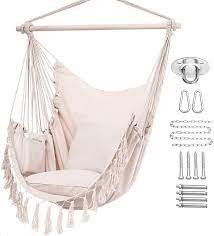 Sold and shipped by costway. Hammock Chair Hanging Rope Swing Max 330 Lbs 2 Cushions Included With Pocket Quality Cotton Weave For Comfort Durability Buy Hammock Chair Hanging Chair Comfortable Chair Product On Alibaba Com