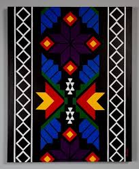 A Tribute To Ojibway Beading I By Sharifah Marsden Ojibwe Painting Patterns Pattern Art Native American Art