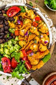 These Easy And Healthy Vegan Cauliflower Migas Are Perfectly Spicy Super Delicious And Brimming With Flavor Maki Vegan Cauliflower Whole Food Recipes Healthy