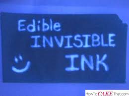 Check spelling or type a new query. Edible Invisible Ink How To Cake That