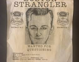 The Boston Strangler (albert Desalvo) Serial Killer Wanted Poster