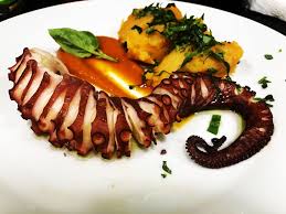 Pulpo A La Parrilla O A La Brasa Pies En La Cabeza Koketo Fish Recipes Healthy Octopus Recipes Food Presentation