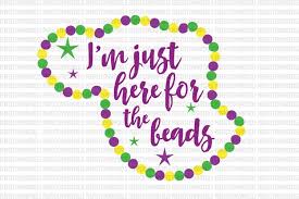 Download Mardi Gras Svg File Dxf Eps Png Jpg Beads And Bling Printable Clipart Silhouette Studio Cameo Circuit Design Space Cut File Iron On Template 14626 Svgs Design Bundles