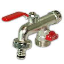Duo Doppel Anschluss Kugel Hahn 1 2 21mm Abgang Mit 2 X 3 4 Auslaufhahn Sanitarbedarf Heizung Sanitar Wasser Installation Shop