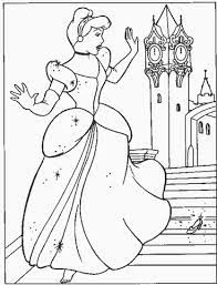 coloriage cendrillon qui a perdu son soulier coloriages imprimer gratuits dragons