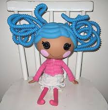 Even their pets have long silly parts that can be styled as well. Large Lalaloopsy Doll Blue Crazy Hair Doll Stand Included With Images Lalaloopsy Dolls