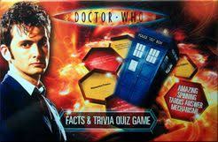 Check this quiz out, try to get the maximum answers and try out other . Doctor Who Facts Trivia Quiz Game Board Game Boardgamegeek