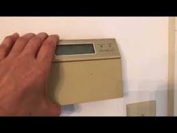 I also have an eim, so i'm wondering if i need just a basic thermostat or specific thermostat that will work with my heating/cooling system (i.e., to. Honeywell Chronotherm Iii Thermostat How To Change The Batteries Youtube