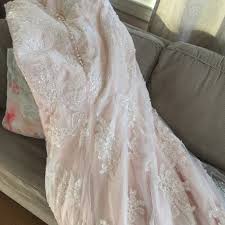 The absolute largest selection of fashion clothing, wedding apparel and costumes with quality guaranteed online! Dresses Long Ivory Lace Over Blush Satin Wedding Dress Poshmark