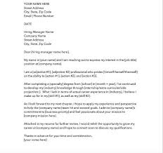 › sample letter requesting an internship. 14 Cover Letter Templates To Perfect Your Next Job Application