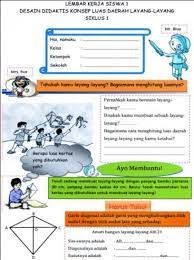 Pendidikan matematika pembimbing i : Desain Didaktis Konsep Luas Daerah Layang Layang Pada Pembelajaran Matematika Kelas V Sekolah Dasar Pdf Free Download