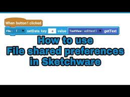 To download sketch ware use the link. How To Use File Shared Preferences To Save Text In Sketchware Youtube