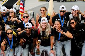 An espn headline has come back to bite after the us women's national soccer team were hammered by sweden as the women in yellow reveled in their victory and the us team licked their wounds after having their 'asses kicked'. Soccer Extras Us Women S Team Feted In New York Rediff Sports