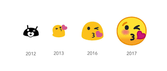 Rip Blobs Google Redesigns Emojis Android Emoji Emoji History Emoji
