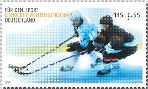 Torschützen der deutschen eishockey nationalmannschaft 1983. Philaseiten De Motiv Eishockey
