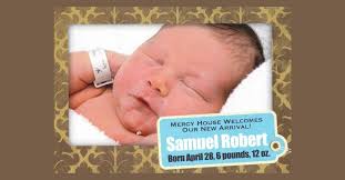Announcing the birth of Samuel Robert