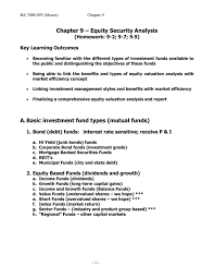 We support activities where the public sector collaborates with researchers. Chapter 9 Equity Security Analysis Homework 9 2 9 7 9 9