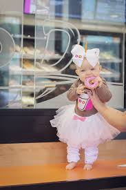 Dunkin Donut Baby Costume In 2020 Baby Costumes Dunkin Donuts Costume Cute Baby Costumes