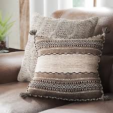 Wrightsville Throw Pillow Rustic Throw Pillows Throw Pillows Textured Throw Pillows