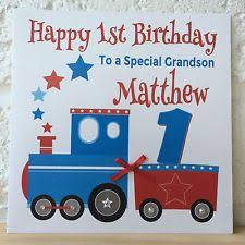1st Birthday Greetings For Nephew Personalised First Birthday Card Boy First Birthday Cards 1st Birthday Cards Kids Birthday Cards