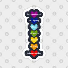 There's seven major soul colors in undertale if we don't count white. Undertale Human Souls Undertale Magnet Teepublic De