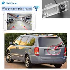 The kia carnival is a minivan manufactured by kia, introduced in january 1998, now in its fourth generation and marketed globally under various nameplates — prominently as the kia sedona. For Kia Carnival Vq Sedona 2006 2015 For Kia Vq Carnival Sedona 2008 2013 Hd Backup Parking Reverse Wireles Camera High Quality Vehicle Camera Aliexpress