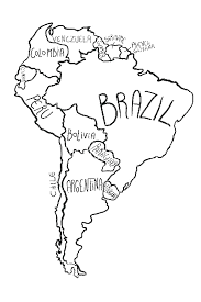 Gdp per capita brazil by regions. 33 South America Map Coloring Pages