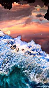 Ocean Wave Sunset Colors Wallpaper Colorful Wallpaper Sunset Colors Ocean Waves