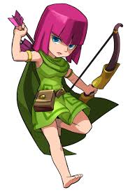 Puzzle & Dragons] Archer | Clash royale drawings, Clash fo clans, Character  art