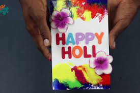 Beautiful handmade greeting card ideas !! Diy Holi Greeting Card Idea 2019 3 Steps Instructables