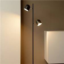 staande lamp scandinavisch zwart wit led 2x5w 141cm vloerlamp lampen vloerlampen woonkamer