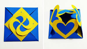 This instructable will show you how to make a paper shaped heart, using an 8.5 x 11 sheet of paper. How To Make Love Card Sealed With Hearts Without Template Heart Lock Greeting Card Craftastic Youtube