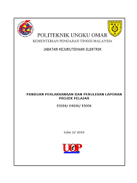We did not find results for: Panduan Perlaksanaan Penulisan Laporan Projek Pelajar Edisi3