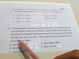 Persiapkan diri menjawab soal tes, seleksi, ujian dan rekrutmen dengan latihan soal jawaban berikut ini, semoga bermanfaat, let's check these out! Pembahasan Soal Matematika Jpu Telkom University 2016 No 18 Program Linier Youtube